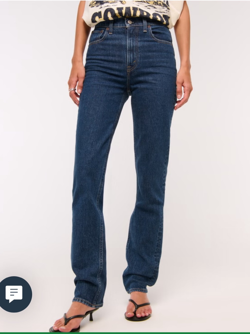 Abercrombie & Fitch Ultra High-Rise 90’s Straight Jeans. Size 29/8R.